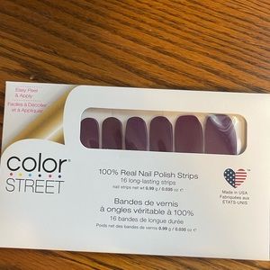 Color street nail polish strips
